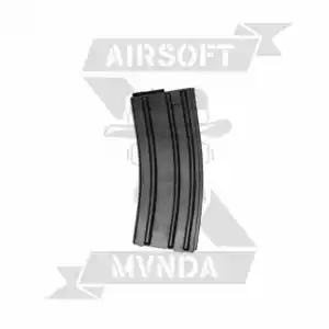 CAJA 10pcs CARGADOR ASG MID-CAP FUSIL M4 140BB ABS NEGRO - Imagen 1