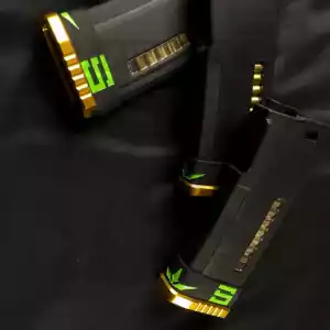 BANDA GOMA M4 SPEEDSOFT NEGRA VERDE - Imagen 2