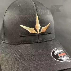 GORRA CURVA SPEEDSOFT ELASTICA NEGRA DORADA (M) - Imagen 2