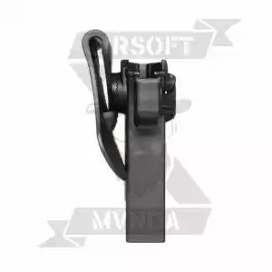 PISTOLERA AMOMAX RIGIDA STI HI-CAPA DIESTRA NEGRA - Imagen 2