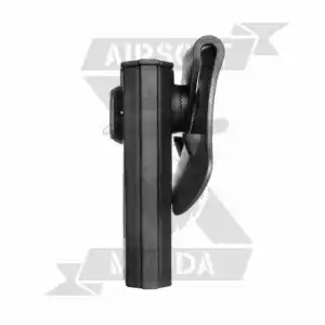 PISTOLERA AMOMAX RIGIDA STI HI-CAPA DIESTRA NEGRA - Imagen 3