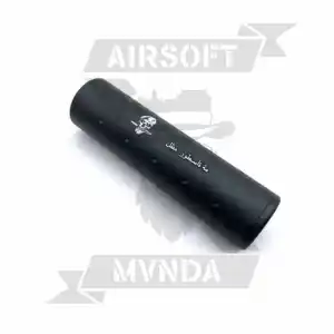 SILENCIADOR STUBBY CALAVERA NEGRO - Imagen 1