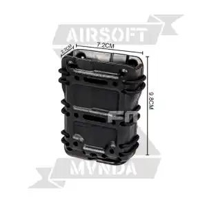 PORTA CARGADOR RIGIDO M4 SCORPION FMA NEGRO - Imagen 6