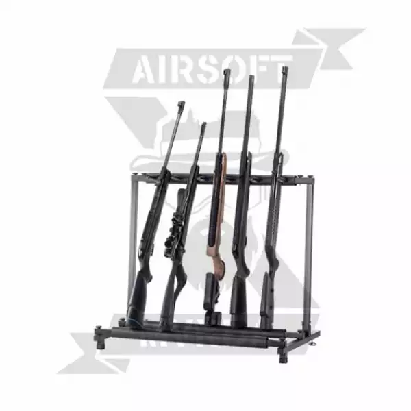 EXPOSITOR METALICO VERTICAL PARA 5 ARMAS