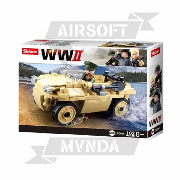 WWII VEHICULO ANFIBIO VW 82 