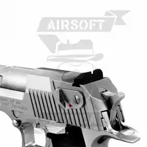 PISTOLA TOKIO MARUI DESERT EAGLE .50 AE GAS PLATA - Imagen 4