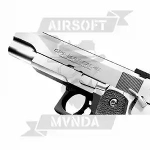 PISTOLA TOKIO MARUI HI-CAPA 5.1 GAS BLOWBACK NEGRA/PLATA - Imagen 1