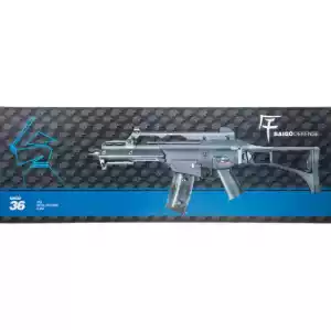 FUSIL SAIGO DEFENSE G36 C AEG NEGRO - Imagen 4