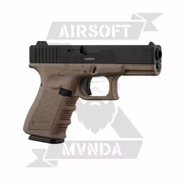 KP-23 KJ WORKS GAS CORREDERA METAL TAN