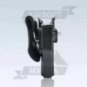 PISTOLERA AMOMAX RIGIDA UNIVERSAL DIESTRO NEGRA - Imagen 2