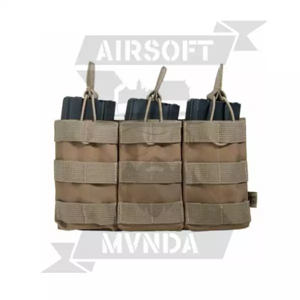 PORTACARGADOR TRIPLE M4 NEGRO DELTA TACTICS