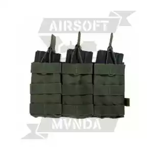 PORTACARGADOR TRIPLE M4 OD DELTA TACTICS - Imagen 1