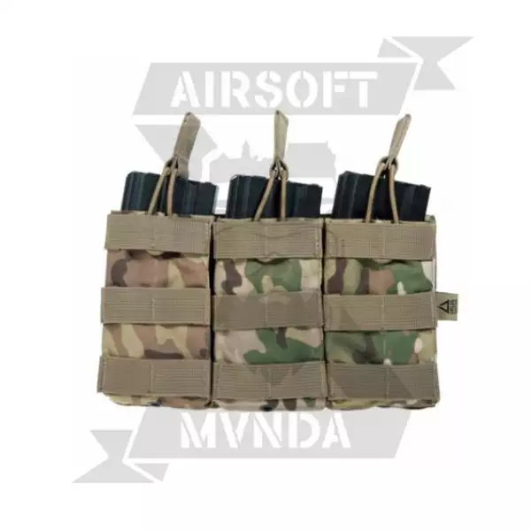 PORTACARGADOR TRIPLE M4 MULTICAM DELTA TACTICS