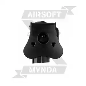 PISTOLERA AMOMAX RIGIDA USP DIESTRO NEGRA - Imagen 1