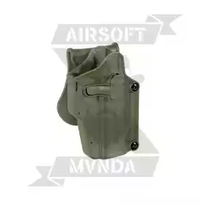 PISTOLERA AMOMAX RIGIDA UNIVERSAL DIESTRO VERDE - Imagen 2