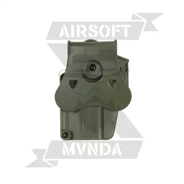 PISTOLERA AMOMAX RIGIDA UNIVERSAL DIESTRO VERDE
