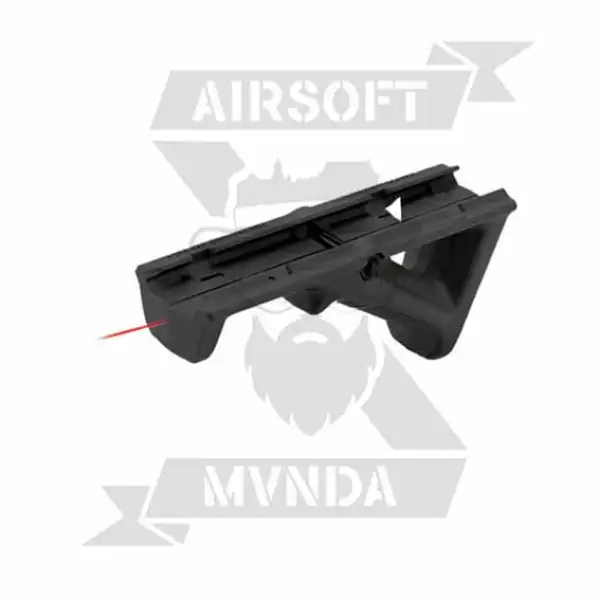 GRIP ANGULAR CON LASER ROJO NEGRO