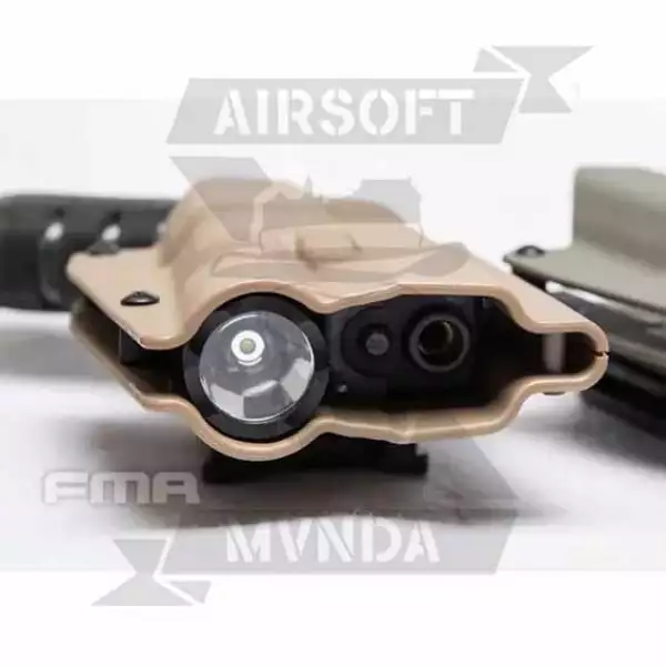 PISTOLERA GLOCK G23/ G17/G19 Y LINTERNA X300 TAN