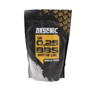BOLAS ARSENIC KRYPTON 0.25G 1KG BLANCA - Imagen 2