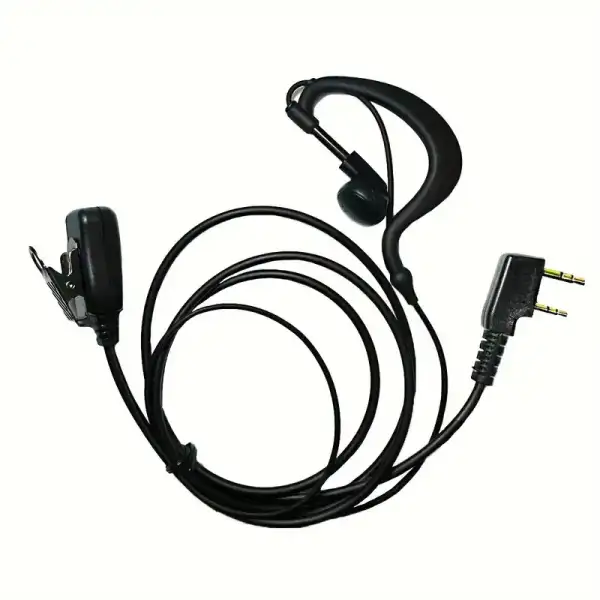 AURICULAR WALKIE BAOFENG C/MICROFONO NEGRO