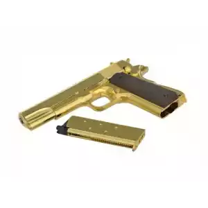 PISTOLA GOLDEN EAGLE 1911 DORADA - Imagen 3