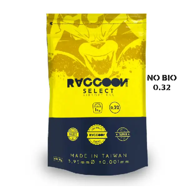 RACCOON SELECT BBS 0.32 1KG NO BIO
