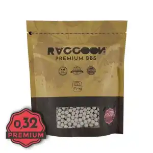 BOLAS RACCOON PREMIUM BIO 0.32 1/2KG BLANCA - Imagen 2