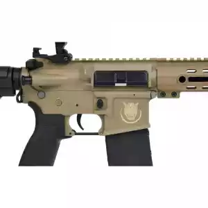 FUSIL SAIGO DEFENSE SHINOBI AEG TAN / NEGRA - Imagen 4