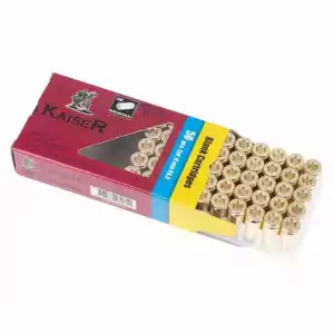 BALAS DETONADORAS FOGUEO KAISER 9MM 50PCS DORADA - Imagen 1
