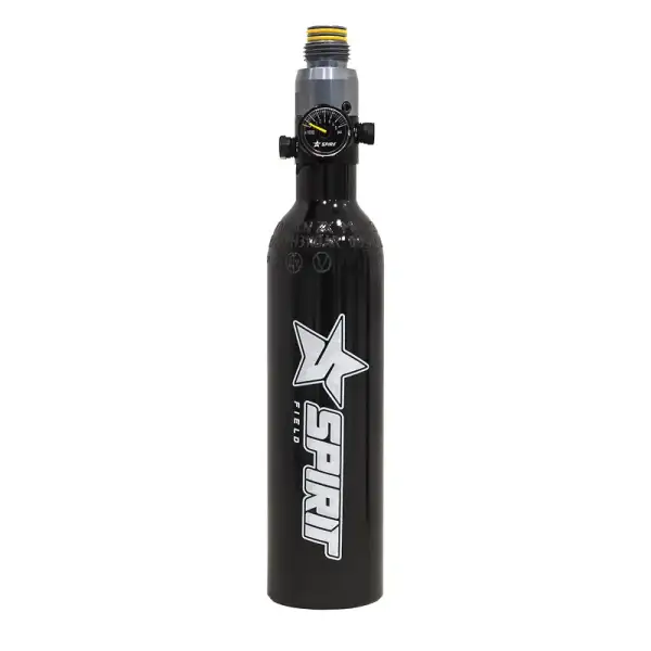 BOTELLA HPA SPIRIT FIELD SYSTEM TITAN SERIES 3K 13ci/0,21L NEGRA