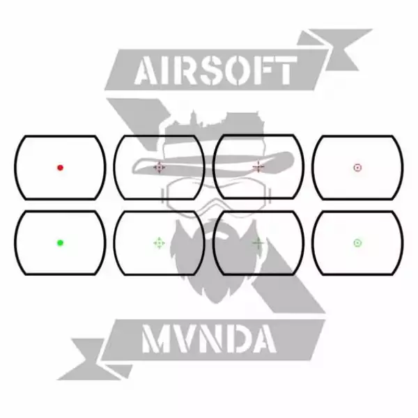 VISOR RED DOT THETA OPTICS OPEN REFLEX TAN