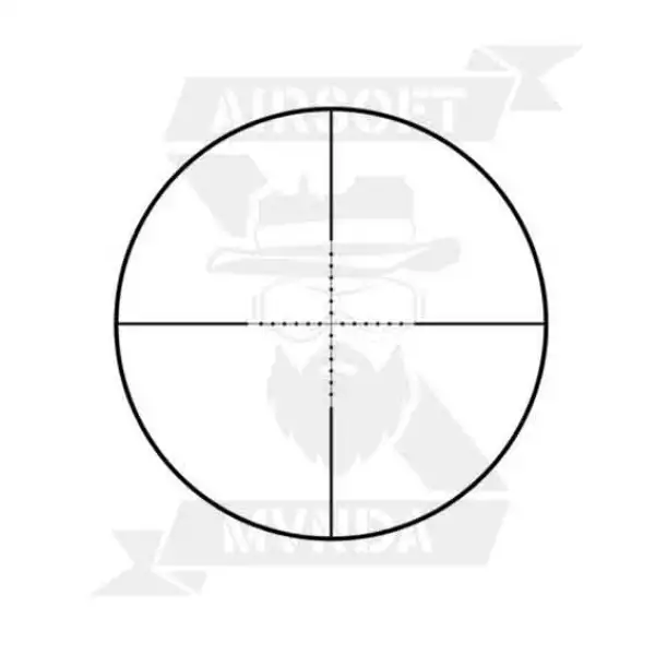 VISOR THETA OPTICS RIFLE 4X32 SCOPE NEGRO