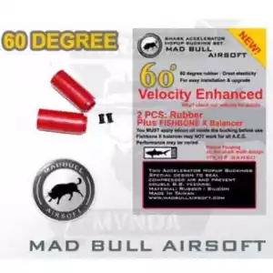 PACK 2 GOMAS SERIE SHARK SILICONA + NUD FISHBONE 60&ordm; MADBULL ROJA - Imagen 2