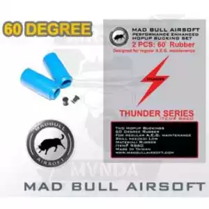 PACK 2 GOMAS HOP UP + NUD FISHBONE 60&ordm; MADBULL AZUL - Imagen 1