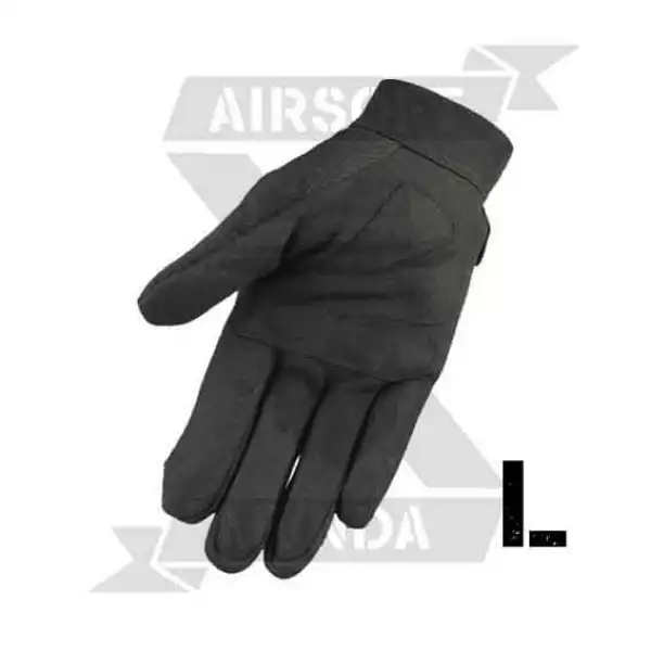 GUANTES T&Aacute;CTICOS A9 NEGRO (L)