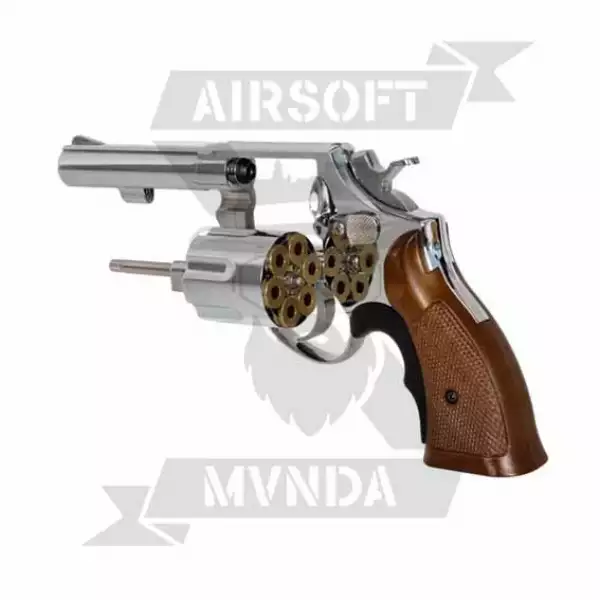 REVOLVER HFC HG-131 GAS SILVER