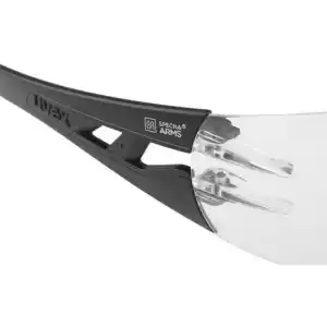 GAFA UVEX EDICION SPECNA ARMS TRANSPARENTE PATILLA NEGRA - Imagen 3