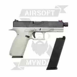 PISTOLA KJW KP13 URBAM GRIS CA&Ntilde;ON CON ROSCA GAS - Imagen 1