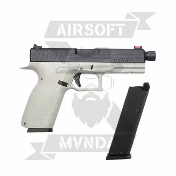 PISTOLA KJW KP13 URBAM GRIS CA&Ntilde;ON CON ROSCA GAS