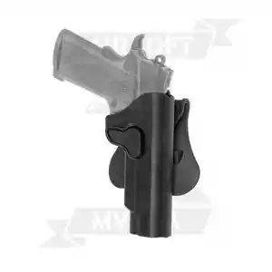 PISTOLERA AMOMAX RIGIDA 1911 DIESTRO NEGRA - Imagen 1
