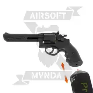 REVOLVER HFC HG-133B GAS NEGRO - Imagen 4