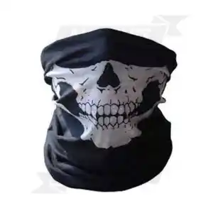 BRAGA BARBARIC MEDIA CALAVERA NEGRA-BLANCA - Imagen 1