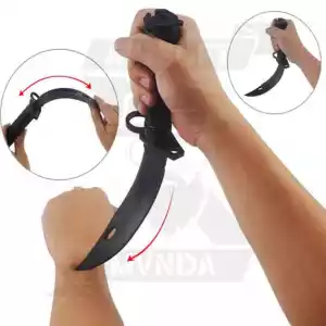 BAYONETA DUMMY M9 DE GOMA NEGRO - Imagen 2