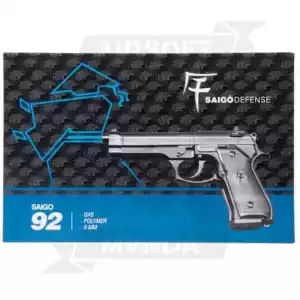 PISTOLA SAIGO 92 GAS (TIPO BERETTA 92) - Imagen 1