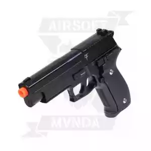 PISTOLA SAIGO 226 MELLE FULL METAL NEGRA REDTIP - Imagen 2