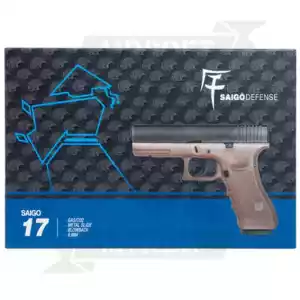 PISTOLA SAIGO 17 GAS BLOWBACK METAL TAN - Imagen 4