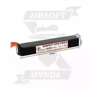 BATERIA IPOWER 11.1V 1450mAh 20C 1 STICK - Imagen 1