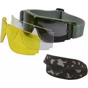 GAFAS PRTECCION RK5 CON 3 LENTES VERDE - Imagen 2