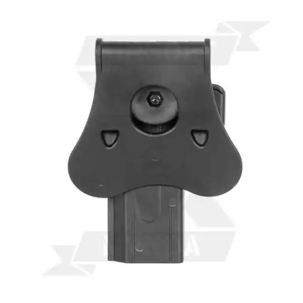 PISTOLERA AMOMAX RIGIDA HI-CAPA DIESTRO NEGRO