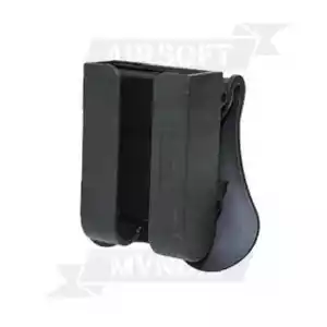 PORTACARTUCHOS AMOMAX RIGIDO AJUSTABLE NEGRO - Imagen 2